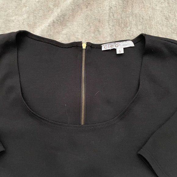 Short Sleeve Peplum Shirt - Picture 3 of 7